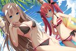  2girls anthropomorphism bikini lexington muq_(66438939) swimsuit taihou zhanjian_shaonu 