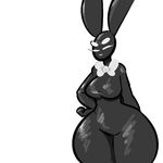  crossgender female five_nights_at_freddy&#039;s lagomorph mammal rabbit rolling_thunder shadow_bonnie_(fnaf) thick_thighs video_games wide_hips 