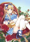  :q alice_(wonderland) alice_in_wonderland ankle_ribbon blonde_hair blue_bow blue_eyes blue_ribbon blush bow brooch chair convenient_leg cookie emori_miku_project emu_alice english flower food food_writing frilled_ribbon frilled_skirt frills garter_straps gomano_rio green_eyes hair_bow hair_ribbon heart holding jewelry long_hair looking_at_viewer petals puffy_short_sleeves puffy_sleeves red_flower red_rose ribbon rose rose_petals shoes short_sleeves sitting skirt solo thighhighs tongue tongue_out underbust white_legwear wrist_cuffs 