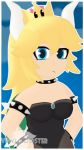  animal_humanoid animated big_breasts blue_eyes bowser bowsette_meme breasts bros_(disambiguation) clothing collar dress eyelashes female hair horn humanoid koopa long_hair looking_at_viewer mammal mario_bros nintendo red_eyes scalie solo spiked_collar spiked_shell spikes super_crown video_games vinylrooster 