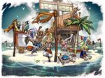  alternate_costume bad_id bad_pixiv_id bandana beach boat commentary_request dark_skin gonzo_(wind_waker) island kuruuya linebeck link mako_(wind_waker) multiple_boys niko_(wind_waker) ocean palm_tree sand starfish tetra the_king_of_red_lions the_legend_of_zelda the_legend_of_zelda:_phantom_hourglass the_legend_of_zelda:_the_wind_waker toon_link tree watercraft zuko_(wind_waker) 