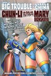  amazon big big_hair breasts capcom chun-li curvy fighter fingerless_gloves grappler hand_on_hip huge keung_lee keunglee large_breasts leotard mary_ivonskaya mary_ivonskaya_(tobal) multiple_girls muscle plump pro_wrestler size_difference street_fighter tall thick_thighs thigh-high_boots tobal wrestler wrestling_outfit 