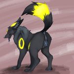  2016 absurd_res animal_genitalia animal_pussy anus bri butt canine canine_pussy eeveelution ennismore female feral flagging fur hi_res inviting looking_at_viewer looking_back mammal nintendo open_mouth pok&eacute;mon presenting presenting_hindquarters pussy raised_tail simple_background solo tongue tongue_out umbreon video_games 