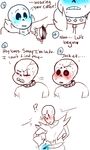  &lt;3 ... ?! animated_skeleton blue_eyes blush bone caught collar comic fontcest leash male male/male mistaken_identity nsfwshamecave papyrus_(undertale) red_eyes sans_(undertale) skeleton suggestive surprise sweat undead underfell underswap undertale video_games 