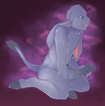  2016 animal_genitalia animal_penis anthro blue_eyes buckteeth clothed clothing donkey english_text equine equine_penis fur fursuit grey_fur grey_hair hair hi_res hooves hybrid kneeling lagomorph male mammal masturbation penis pink_nose purple_background rabbit raised_tail shadowpelt signature simple_background smile solo tail_tuft teeth text transformation tuft 