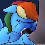  2016 anthro anthrofied blue_fur cum cum_in_mouth cum_inside duo equine eyes_closed fellatio female friendship_is_magic fur grey_background hair male mammal multicolored_hair my_little_pony neighday oral pegasus penis rainbow_dash_(mlp) rainbow_hair sex simple_background tongue tongue_out wings 