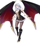  breasts cara_cromwell cara_the_blood_lord large_breasts lilith-soft red_eyes solo white_hair 