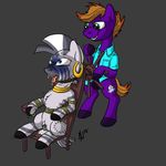  anthro bdsm bondage bound chair dombrus drooling equine female friendship_is_magic horse mammal my_little_pony pony pussy pussy_juice saliva strangling tongue tongue_out torture zebra zecora_(mlp) 