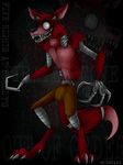  2014 a7xsparx animatronic canine digital_media_(artwork) eye_patch eyewear five_nights_at_freddy&#039;s fox foxy_(fnaf) hook machine mammal robot video_games 
