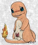  animal_genitalia animal_penis balls charmander erection feral hemipenes male multi_penis nintendo penis pok&eacute;mon python13rp simple_background small_penis solo video_games yaroul 