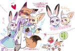  canine disney fennec finnick fox judy_hopps lagomorph mammal nick_wilde ryota1302 zootopia 