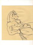  bulge equine hi_res horse jock mammal muscular 