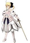  absurdres armor capcom extraction fate/stay_night fate/unlimited_codes fate_(series) highres saber saber_lily sword vector vector_trace weapon 
