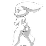  2016 anthro butt female lagomorph mammal nude rabbit solo xylas 