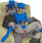  anal clothing male male/male mammal mask penis sex sly sly_cooper sly_cooper_(series) video_games 