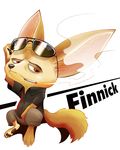  anthro canine digital_media_(artwork) disney fennec finnick fox fur hi_res male mammal simple_background smoking white_background zootopia 