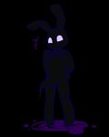  balls black_background clockworkmoth five_nights_at_freddy&#039;s long_foreskin penis precum shadow shadow_bonnie_(fnaf) simple_background smile uncut video_games young 