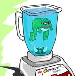  amphibian blender frog looking_at_viewer male meme pepe_the_frog solo unknown_artist 