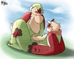  2016 anthro blush chesnaught digital_media_(artwork) duo erection fur hi_res male male/male mammal nintendo nude open_mouth penetration penis pok&eacute;mon sex simple_background spikes spikyjuggernut teeth video_games 