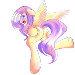  anus blue_eyes blush butt cutie_mark equine feathered_wings feathers female feral fluttershy_(mlp) friendship_is_magic hair horse long_hair looking_back mammal my_little_pony open_mouth pegasus pink_hair pony presenting pussy solo spread_butt spreading wings xxangeluciferxx 
