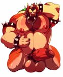  animal_genitalia anthro armpit_hair armpits bdsm beard belly biceps big_penis black_nose blur_eyes bottomless bowser brown_hair brown_skin canine chain clothed clothing cock_ring collar cum cursedmarked dog facial_hair hair hand_on_head hand_on_stomach horn huge_penis humanoid_penis kneeling lock looking_at_viewer mammal mario_bros musclegut nintendo nipples partially_retracted_foreskin pecs penis pose precum pubes raised_arm shell slightly_chubby soles solo spiked_armlet spiked_bracelet spiked_cock_ring spiked_collar spikes tan_skin teeth topless uncut vein veiny_penis video_games white_hair 