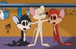  2014 amidnarasu_(artist) anthro closet clothing hairless male mammal navel nude pelt rat rodent roderick_rat shaved solo tiny_toon_adventures warner_brothers 