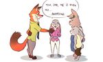  bonnie_hopps canine cute disney father female fox judy_hopps lagomorph male mammal mother nick_wilde parent stu_hopps surprise zootopia 