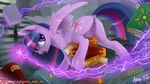  2016 animal_genitalia animal_pussy anus arctic-fox book butt clitoris cutie_mark dock equine equine_pussy feathers female feral friendship_is_magic fur horn horse looking_back mammal my_little_pony nude open_mouth pony purple_eyes purple_feathers purple_fur pussy solo twilight_sparkle_(mlp) winged_unicorn wings 