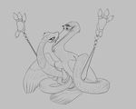  avian bird coiling crane erection eye_contact female feral greyscale kung_fu_panda legs_up line_art long_neck male male/female master_crane master_viper monochrome penis reptile romantic scalie sex snake spread_legs spreading tail_sex tailjob tapering_penis viper yaroul 