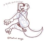  anthro embarrassed female mammal masturbation mustelid otter radicalweegee simple_background solo 