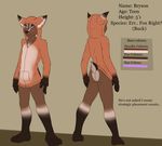  barefoot bryson butt cervine clothing color_swatch deer english_text front_view hoodie legionoftoast male mammal model_sheet plantigrade rear_view solo teenager text young 