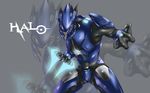  armor energy_sword halo_(game) highres nishiumi_yuuta no_humans open_mouth power_suit sangheili solo sword weapon zoom_layer 