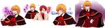  bad_id bad_pixiv_id beatrice blood cape genderswap genderswap_(ftm) highres male_focus multiple_boys nobicco short_hair umineko_no_naku_koro_ni ushiromiya_battler 