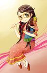  bayonetta black_hair blue_eyes braid candy cereza child doll food glasses hair_ribbon long_hair ribbon ribbon_braid solo stuffed_toy youshichi 