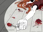  badou_nails blood dogs:_bullets_&amp;_carnage dogs_(manga) miwa_shirow rose 