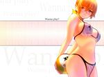  bikini dead_or_alive ebina_souichi highres kasumi kasumi_(doa) orange_hair swimsuit tecmo volleyball 