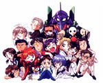  akagi_ritsuko ayanami_rei chibi group ikari_gendo ikari_shinji katsuragi_misato neon_genesis_evangelion soryu_asuka_langley 