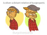  anthro burgerpants cat clothed clothing feline hat hate heyitscousindave male mammal oliver_(heyitscousindave) simple_background solo tagme undertale video_games 