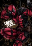  belt deadpool gun highres looking_at_viewer male_focus marvel mask solo sword weapon yusuki_(fukumen) 