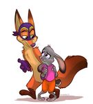  anthro canine confusion cosplay digital_media_(artwork) disney dora dora_the_explorer fox fur judy_hopps lagomorph male mammal nick_wilde orlandofox rabbit swiper zootopia 