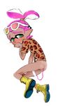  anal ass blush bottomless full_body inkling lying male_focus sex_toy solo splatoon 