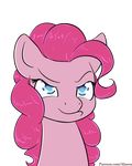  2016 alasou alpha_channel blue_eyes earth_pony equine eyelashes female friendship_is_magic hair horse long_hair mammal my_little_pony pink_hair pinkie_pie_(mlp) pony portrait pouting simple_background solo transparent_background 