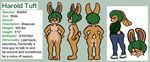  absurd_res anthro duckydeathly hi_res lagomorph male mammal model_sheet rabbit simple_background wide_hips 