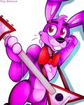  animatronic bonnie_(fnaf) digital_media_(artwork) five_nights_at_freddy&#039;s lagomorph machine mammal rabbit robot toy-bonnie video_games 