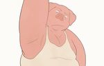  2016 armpit_hair armpits clothing male mammal overweight pig porcine simple_background slightly_chubby unknown_artist 
