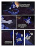  abs balls bed biceps black_penis canine comic dragon duo erection fox fur hybrid male male/male mammal masturbation multicolored_fur muscular omni_(character) penis reptile scales scalie sleeping sonicfox wfa wolf 