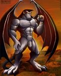  disney flaccid gargoyles goliath_(gargoyles) male maxx777 not_furry nude penis solo 