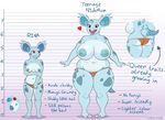  anthro big_breasts big_butt breasts butt cracker_(artist) hybrid model_sheet nidoqueen nidorina nintendo pok&eacute;mon size_difference slightly_chubby thick_thighs video_games wide_hips 