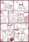  animated_skeleton bone comic flowey_the_flower human kayla-na mammal monster plant protagonist_(undertale) sans_(undertale) skeleton undead undertale video_games 