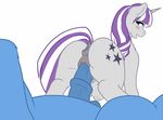  2016 animal_genitalia animal_penis animated anus balls banner blush butt cum cum_in_pussy cum_inside cutie_mark darkhazard dock duo english_text equine equine_penis faceless_male female feral friendship_is_magic hair horn male male/female mammal multicolored_hair my_little_pony penetration penis pussy sex simple_background teats text twilight_velvet_(mlp) two_tone_hair unicorn vaginal vaginal_penetration white_background 